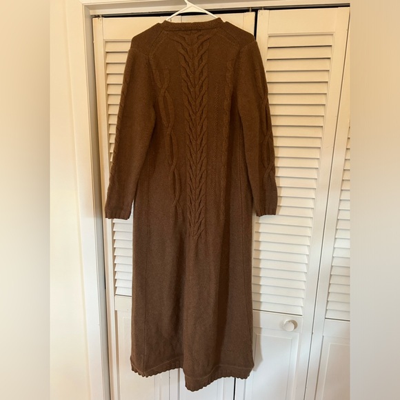 MANRICO CASHMERE Cashmere Cardigan Duster Sweater - Picture 2 of 6